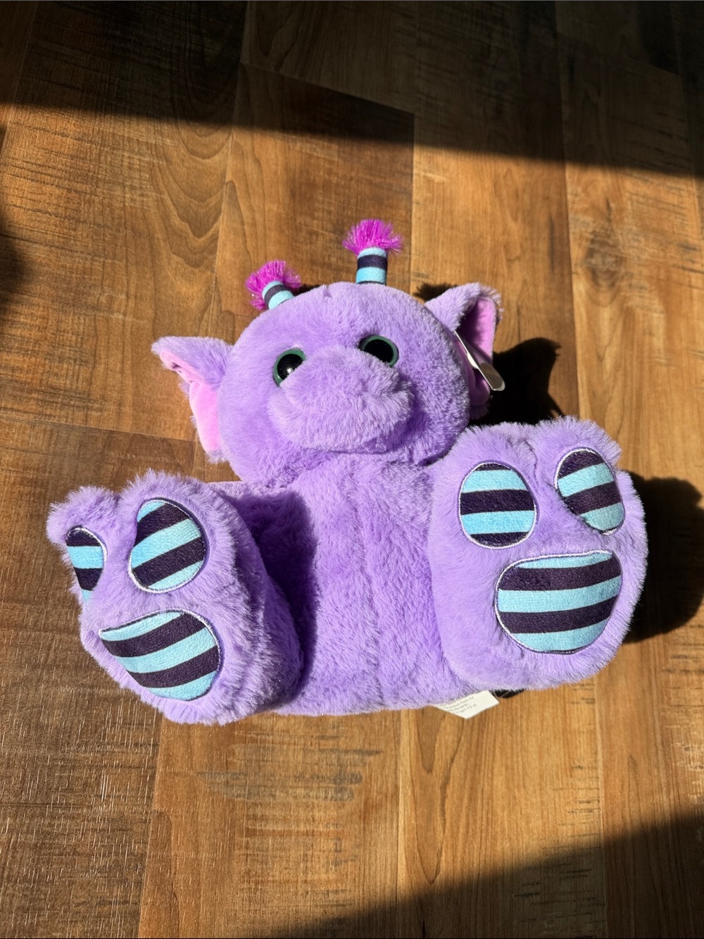 Plush Purple Alien Stuffed Toy - Soft Cuddly Companion